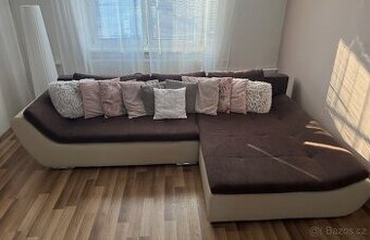Rohová sedací souprava (rozkládací)
