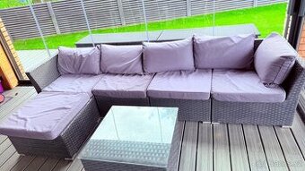 Zahradní nábytek RATAN + 2x úschovný box