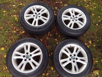Prodam alu sadu r16 205×55 5 ×100 Škoda Alu disky Škoda 5×10