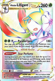 Pokemon Hisuian Lilligant Vstar
