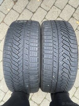 Dvě zimní pneu 245/45/18 Continental