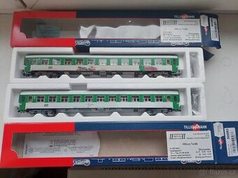 H0 Tillig ČD Bmee 500953 a 500954 , vozy s různými čísly
