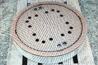 Šachtový kanalizační poklop litina