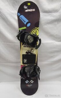 Dětský snowboardový set Allian 125 cm s vázáním Salomon