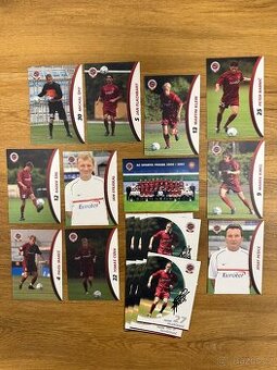 Sparta fotbalové karty,19ks, rok 2000/2001,Praha