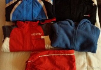 Zimní chlapecké bundy (vel. 128) - i jednotlivě