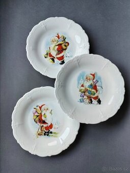 Vanocni sada porcelanovych talířů od Hutschenreuther