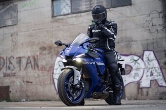 IXS RS 800-Pánská Dámská kožená moto kombinéza, zkrácená