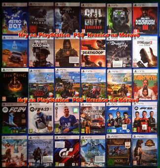 Hry na PlayStation PS5  ( PS 5 ) - Hranice na Moravě
