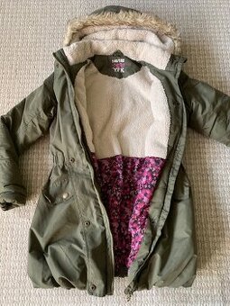 Zimní dívčí parka, vel.146/152