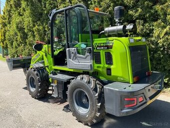 Kloubový kolový nakladač, 40 kW + vytápěná kabina + lžíce