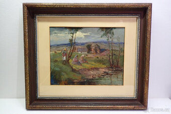 Kolínský F.V. - Dívky u potoka 