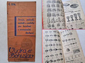 Starý katalog Vydra Bohuslav cukrářské kuchyňské potřeby