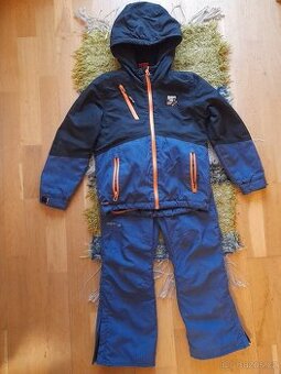 Lyžařská souprava-bunda, kalhoty, 122/128, 6 let