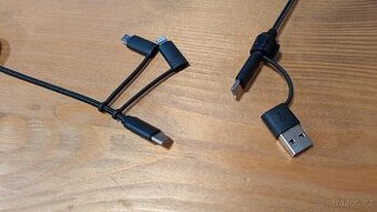 Univerzální nabíjecí kabel 6v1 – USB-C, Lightning, MicroUSB