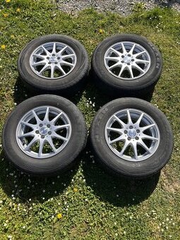 Alu disky 5x98 R15 ET39+ pneu letní215/65 R15
