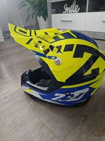 Motokrosová helma ZED X1.9 modro-fluo žluto-černo-bílá