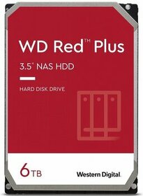 nový WD Red Plus WD60EFZX, 3,5", SATA III, 6TB