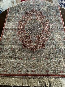 Perský luxusní koberec KASHMIR,hedvábí na hedvábí 100x60 - 1