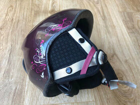 Dětská lyžařská helma XS-S 50-56 cm vínová