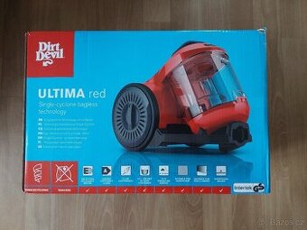 Bezsáčkový vysavač Dirt Devil Ultima Red DD 2620-1