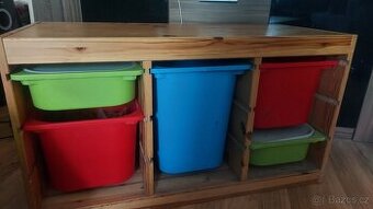 Ikea trofast borovice + boxy - 1