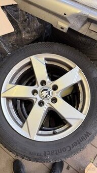 Prodám 5x112 16” Rial + Continental 205/55
