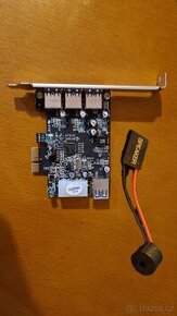 Speaker, USB 3.0 karta,USB hub interni,CMOS baterka k NTB