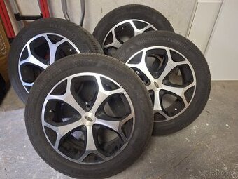Krásná Alu kola 5x108 r16 s pneu