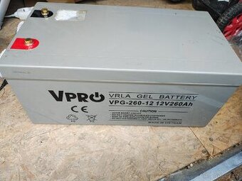 Vpro Vrla gelová baterie 260 Ah - 1