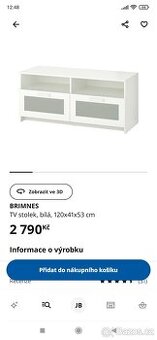 TV stolek Ikea Brimnes