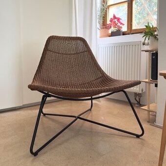 Proutěné ratanové křeslo Ikea Radviken