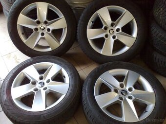 alu kola 5x112 r16 original škoda 205/55/16