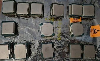 Starší serverové procesory CPU Intel Xeon E5, E7 - 26ks