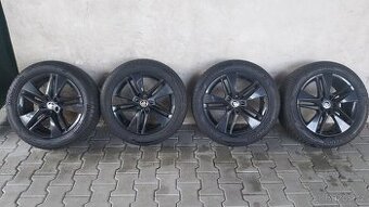 Prodám orig.alu Škoda - typ alu Nevis - pneu zimní 215/55/17