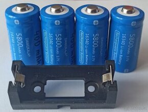 Prodám nové Li-ion články CR123A - 480 mAh