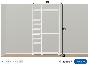 Šatní sestava Ikea