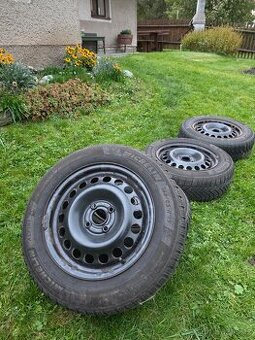 Sada plechových zimních kol - Michelin Alpin 6 (185/65 R15)