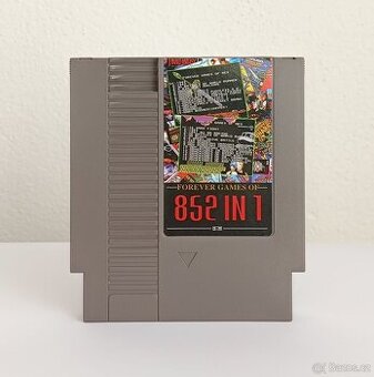 Cartridge 852 her na NINTENDO NES (Aladdin, Conan)...