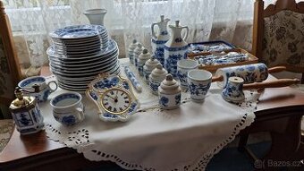 porcelán cibulak, růžový porcelán