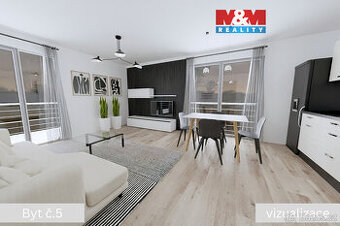 Prodej bytu 2+kk, 58.2 m², Žleby