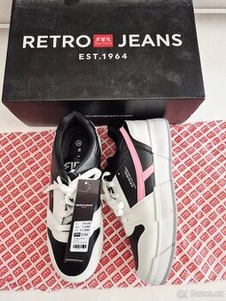 Nové dámské boty Retro jeans,  velikost 37.