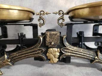 Starožitné dvoumiskové vahy po renovaci. Zaslání jen 60kč - 1