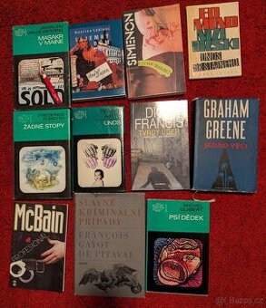 Různé starší krimi knihy