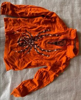 Mikina SPYDER – Oranžové, Pavouk (Vel. 98)