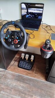 Volant (s pedály) + řadící páka