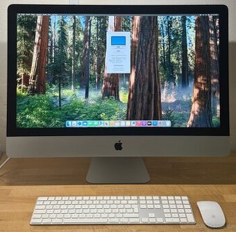 iMac 27” 5K 2019/32GB RAM/Intel i5/GPU 8GB/512GB SSD/Záruka
