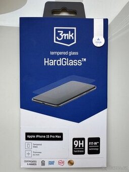 Ochranné sklo pro Apple iPhone 15 Pro Max – 3mk HardGlass