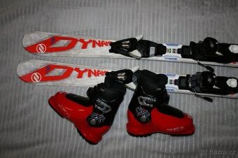 detské lyže dynamic 90 cm , lyžaky