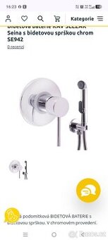 Baterie bidetová Rav Seina